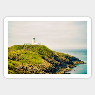 Strumble Head Lighthouse - Coastal Scenery - Pembrokeshire Sticker